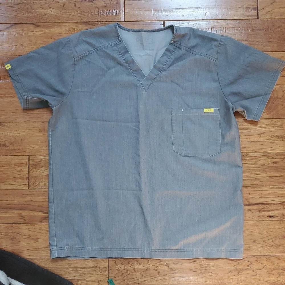 Figs Cairo Pant And Grey Top Set